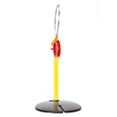 2pcs Portable Fishing Flag Winter Ice Fish Pole Wheel Fishing Tackle with Hook