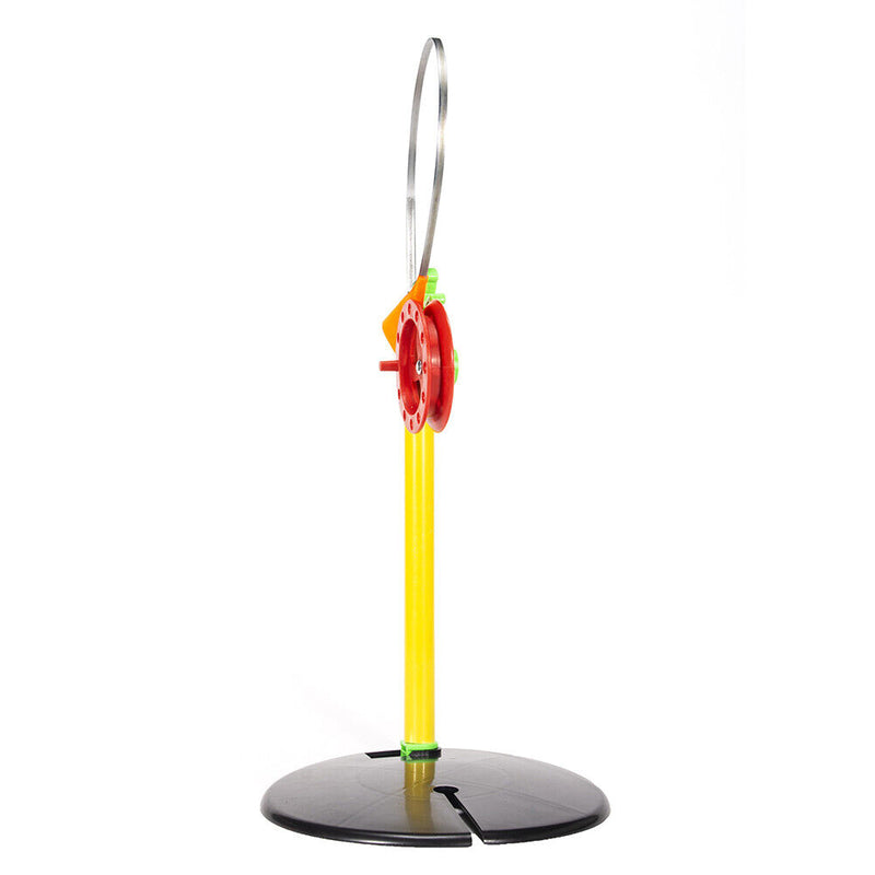 2pcs Portable Fishing Flag Winter Ice Fish Pole Wheel Fishing Tackle with Hook