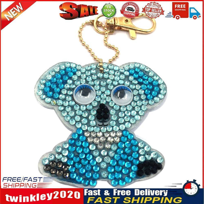 1pcs DIY Keychain Hand Made Diamond Painting Full Drill Pendant (Koala) Newly