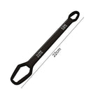 8-22mm Universal Torx Wrench Self-tightening Double-head Spanner (Black S) Newly