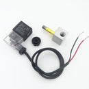 Oil free air compressor solenoid valve check valve outlet valve