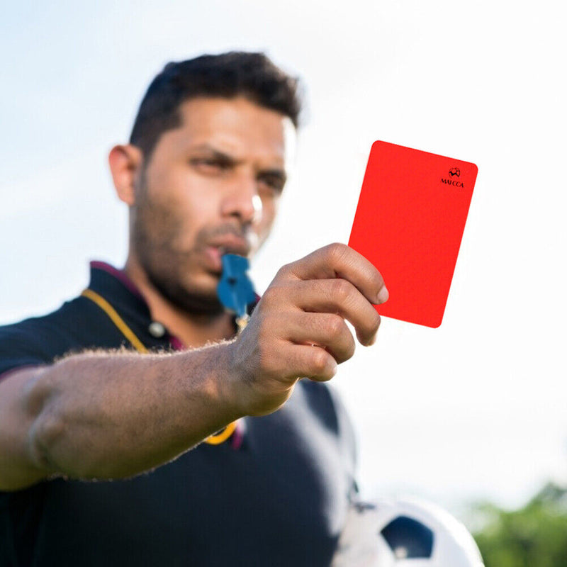 Soccer Referee Cards Football Outdoor Sports Red Yellow Card Training Equip