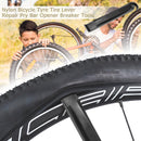 B-SOUL Bike Saddle Bag Prying Rod Glue-Free Patches Bicycle Tyre Repair Tool Kit