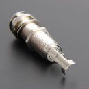 NICKEL GUITAR ENDPIN JACK 3 PRONGS THREADED CYLINDER LONG LEG Newly