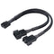 1pc 4 Pin PWM To Dual PWM Power Y-Splitter Adapter Fan Case PC T1Y5 For CPU R8N0