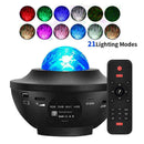 LED Galaxy Star Moon Cloud Projector Night Light Starry Lamp Ocean Wave Top P7Z1