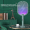 2 in 1 3500V Electric Flies Swatter Mosquito Trap Racket Bug Killer (Green)