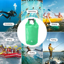 Waterproof Pouch Dry Sack for Drifting Swimming Trekking Bag (Green 2L) Newly