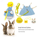 Hamster Harness Vest Leash Set Small Animal Travel Chest Strap Clothes Supp