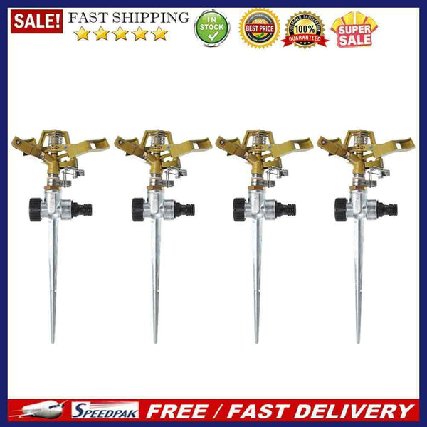 Automatic Adjustable Sprayer System Gardening Rotating Irrigation Sprinkler T