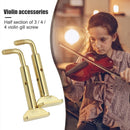 2pcs/Set Violin 3/4 4/4 Adjustable Chin Rest Clamp Violin Chinrest Fixed Screws