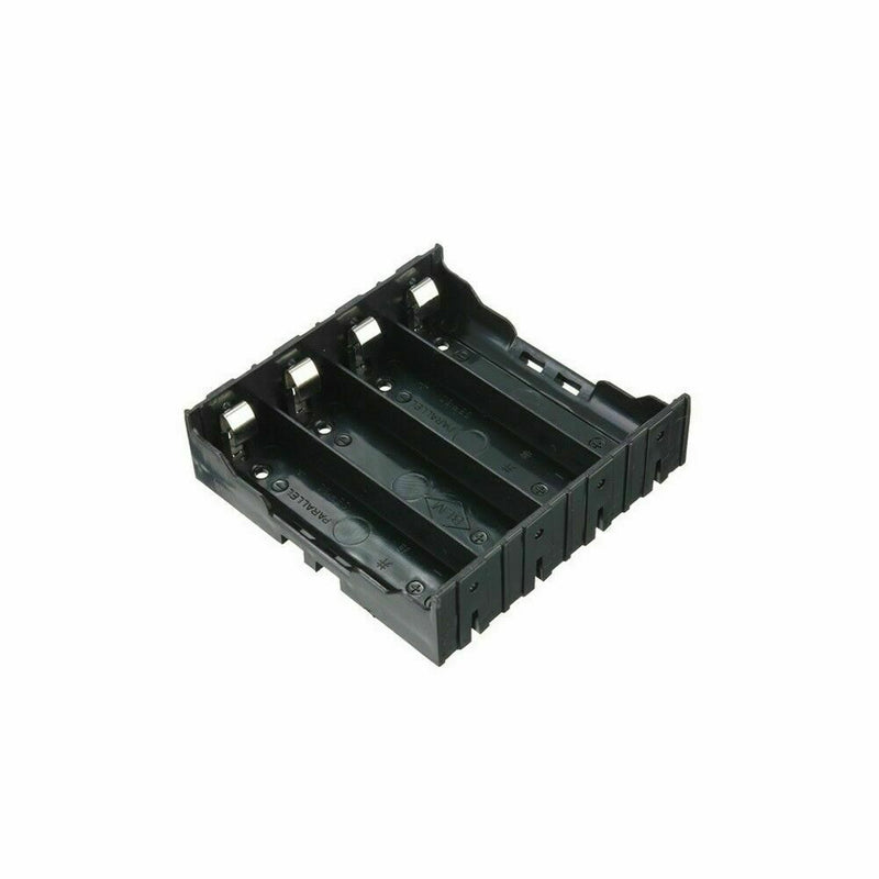 1 ×DIY Black Storage Box Holder Case For 4 x 18650 3.7V Batt J0V9 C1L5 S0T9