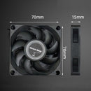 Silent Fan for Computer Cases Chassis Cooling Fan Hydraulic Bearing (7cm)