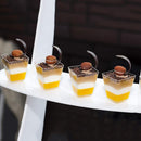 50pcs Disposable Plastic Transparent Yogurt Mousses Dessert Appetizer Cups