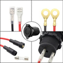 Car Marine RV 12V Cigarette Lighter Socket Power Outlet with Wire DIY Kit