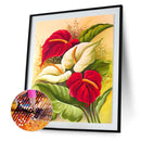 Full Square Drill Drawing Kit Picture DIY Showy Flower 5D Diamond Painting Cr
