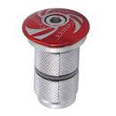 CANSUCC MTB Road Bicycle Headset Stem Top Cap Cover Plug Nut Screws (Red) Newly