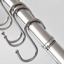 Organizer Stainless Steel Clasps Hooks Hanger Double S Shaped Hook Storage Rack