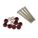 Lockable Cat Flap Door Kitten Dog Pet Lock Suitable for Any Wall Coffee