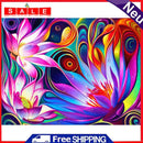Oil Paint By Numbers Lotus Coloring Picture Drawing
