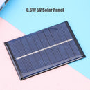 0.6W 5V 120mA Solar Cell Module Polycrystalline Solar Panel DIY Charger Newly