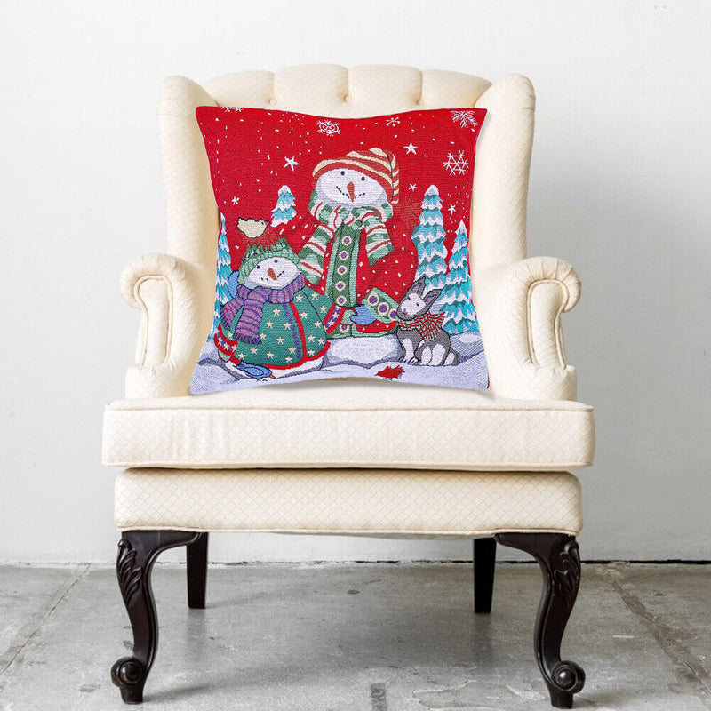 Christmas Throw Pillow Case Pillowcase Home Party Festival Decor with Zipper