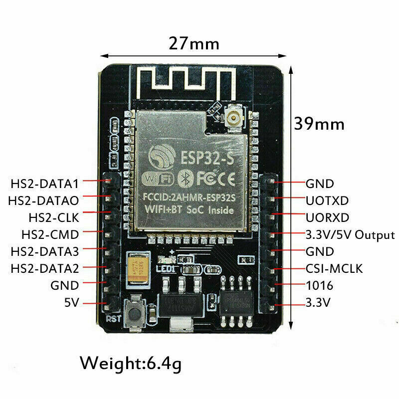 ESP32-CAM WiFi Bluetooth Camera Module Developments with OV2640 Hot Board W2S4
