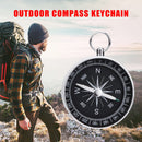Lightweight Aluminum Mini Keychain Outdoor Survival Navigation Pocket Compass