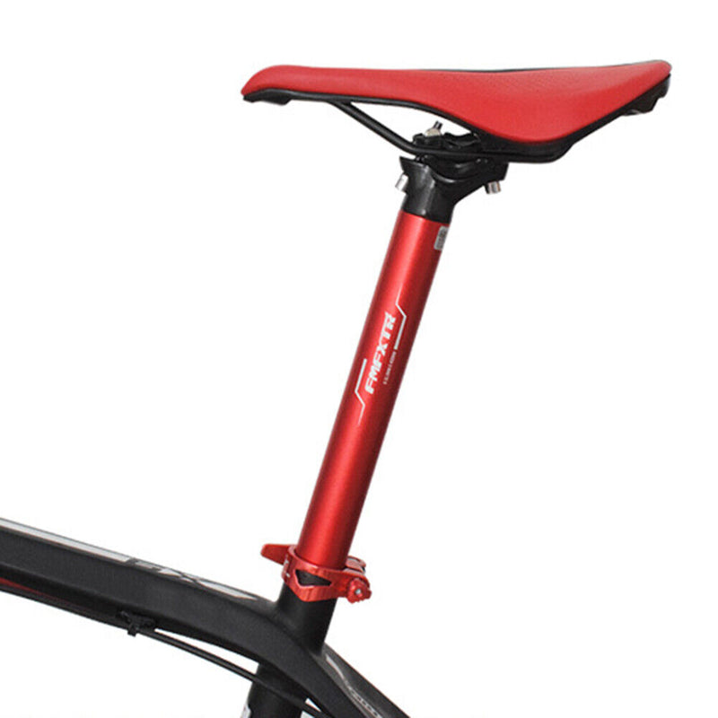 Bike Seat Post MTB Folding Bicycle Ultralight Seatpost (27.2x400mm Red) Newly