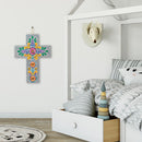 DIY Diamond Painting Cross Pendant Acrylic Hanging Wall Home Decor (ZT104) Newly