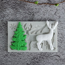 Tree Baking Moulds Christmas Silicone Mold Cake Decorating Tool Pastry Making