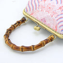 2xU Shape Bamboo Bag Handle for Handbag DIY Tote Replacement Making Bag Han