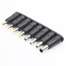 Highly Compatible 8 in 1 Universal Power Charger Adapter Tips for Laptop Notebo