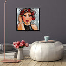 Women 5D diy Full Round Drill Diamond Painting Rhinestone Art Decor (V586)