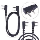 1m/3.28ft 2 Pin Clone Copy Cable for Puxing Wouxun Linton Kenwood Baofeng 2-Way