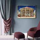 Handmade Canvas Mosaic Merry-Go-Round Full Diamond Painting Point Drill Craft