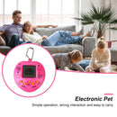Electronic Pet Game Hearts Nostalgic Virtual E-pet Interactive Toys (Pink)