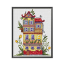 11CT Full Cross Stitch Spring Hat DIY Printed Wall Art Crafts Home Decoration