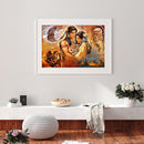 5D DIY Diamond Painting Old Era Lovers Full Drill Cross Stitch Needlework Set