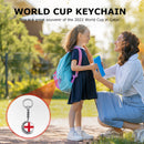 #A National Flag Football Key Chain Wear-Resistant Jewelry Keyrings Gifts for Ki