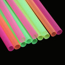 Straight Straw Drinking Supplie 100PCS Milkshake Straws Spoon Straws Colorful