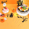 Witch Pattern Halloween Style Cupcake Decor Baking Decoration Cake Topper Set