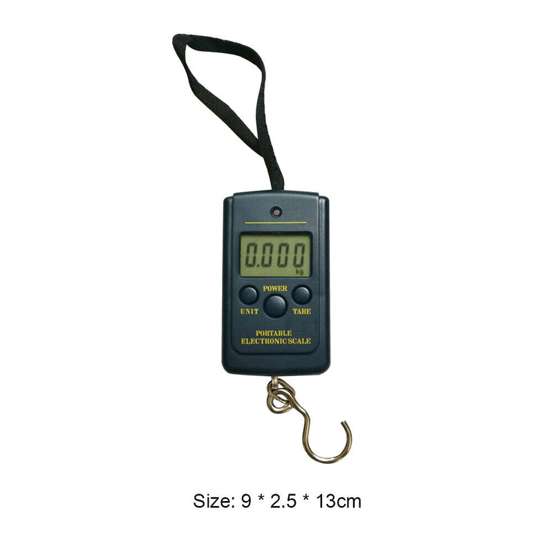 Mini Digital Display Fishing Scales w/ Hanging Hook for Fishing Kitchen Tra