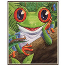 5D Diamond Painting Embroidery DIY Cartoon Smile Frog Mosaic Cross Stitch Newly