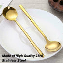Round Shape Coffee Spoons Steel Mini Teaspoons Sugar U0T9 Y1Z4 R2A6 G2P1 Z2U8