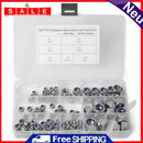 125pcs 304 Stainless Steel Hex Locknut Nylon Insert Self Locking Nut