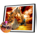 5D Diamond Painting DIY Excavator Full Round Drill Mosaic Home Decoration Gifts