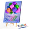 40x50cm Oil Paint By Numbers Frameless Picture Craft Kit Home Room Decoration