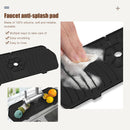 Kitchen Silicone Faucet Absorbent Mat Sink Water Splash Odor Guard (Black) Newly