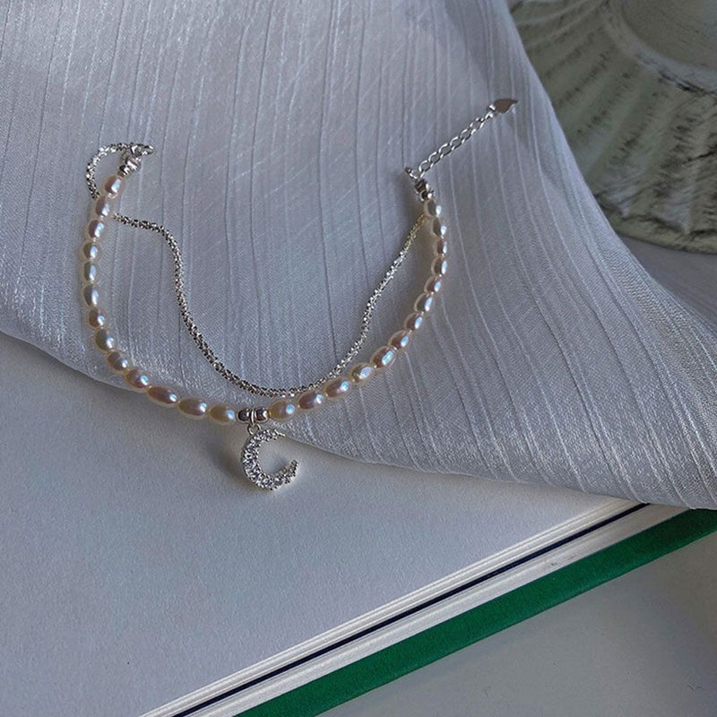 Women Wedding  Gift Party Fashion Simple Star Moon Bracelet Elegant Charm